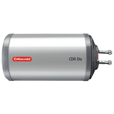 Racold CDR DLX 25 Litres 4 Star Horizontal Storage Geyser with LHS Water Inlet (White)