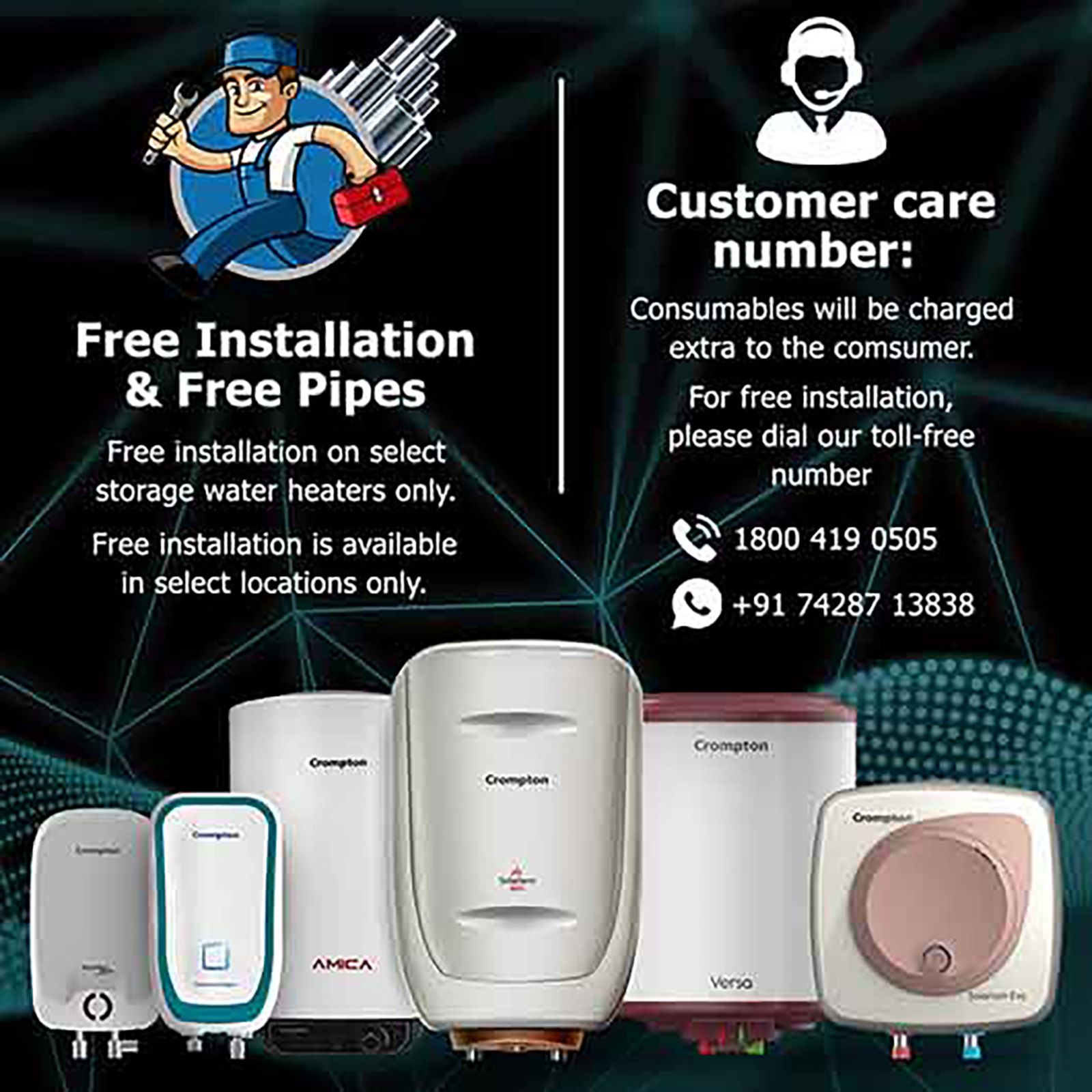 Crompton Solarium Neo 6 Litres 4 Star Vertical Storage Water Geyser with Glass Coated Incoloy Heating Element (White)_6