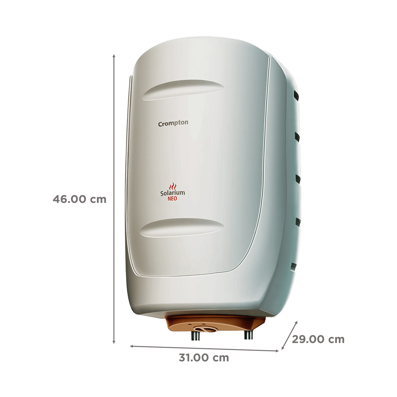 Crompton Solarium Neo 15 Litre 5 Star Vertical Storage Geyser with Anti Siphon Protection (Ivory) Crompton Solarium Neo 15 Litre 5 Star Vertical Storage Geyser with Anti Siphon Protection (Ivory)_2
