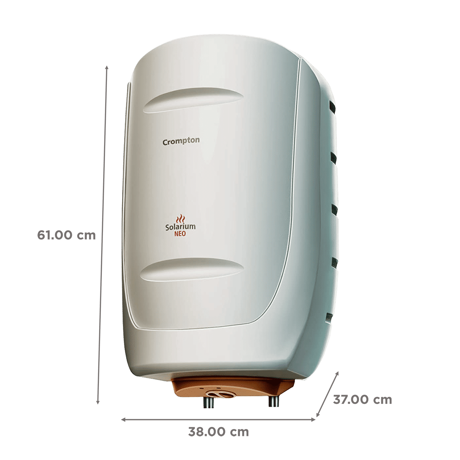 Crompton Solarium Neo 25 Litre 5 Star Vertical Storage Geyser with Anti Siphon Protection (Ivory) Crompton Solarium Neo 25 Litre 5 Star Vertical Storage Geyser with Anti Siphon Protection (Ivory)_2