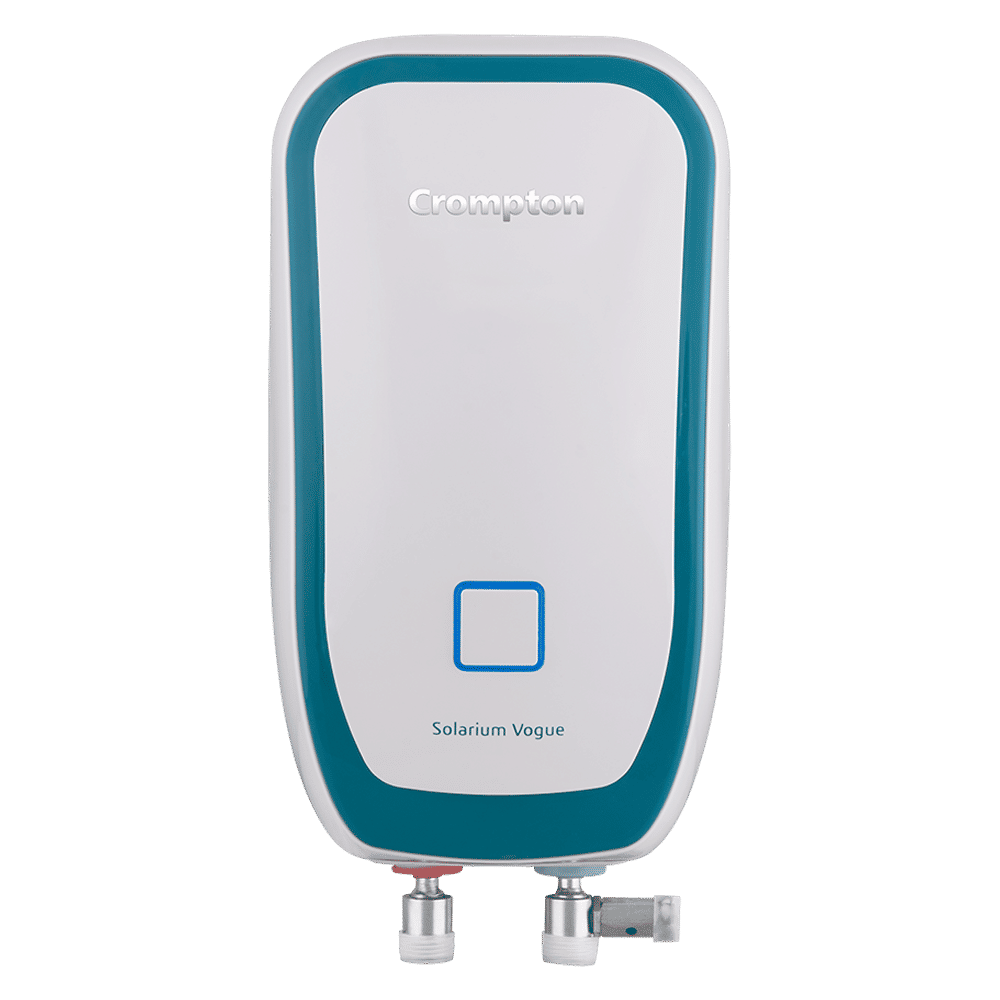 Crompton Solarium Vogue 3 Litre Vertical Instant Geyser with Rust Proof (White & Turquoise Blue) Crompton Solarium Vogue 3 Litre Vertical Instant Geyser with Rust Proof (White & Turquoise Blue)_1