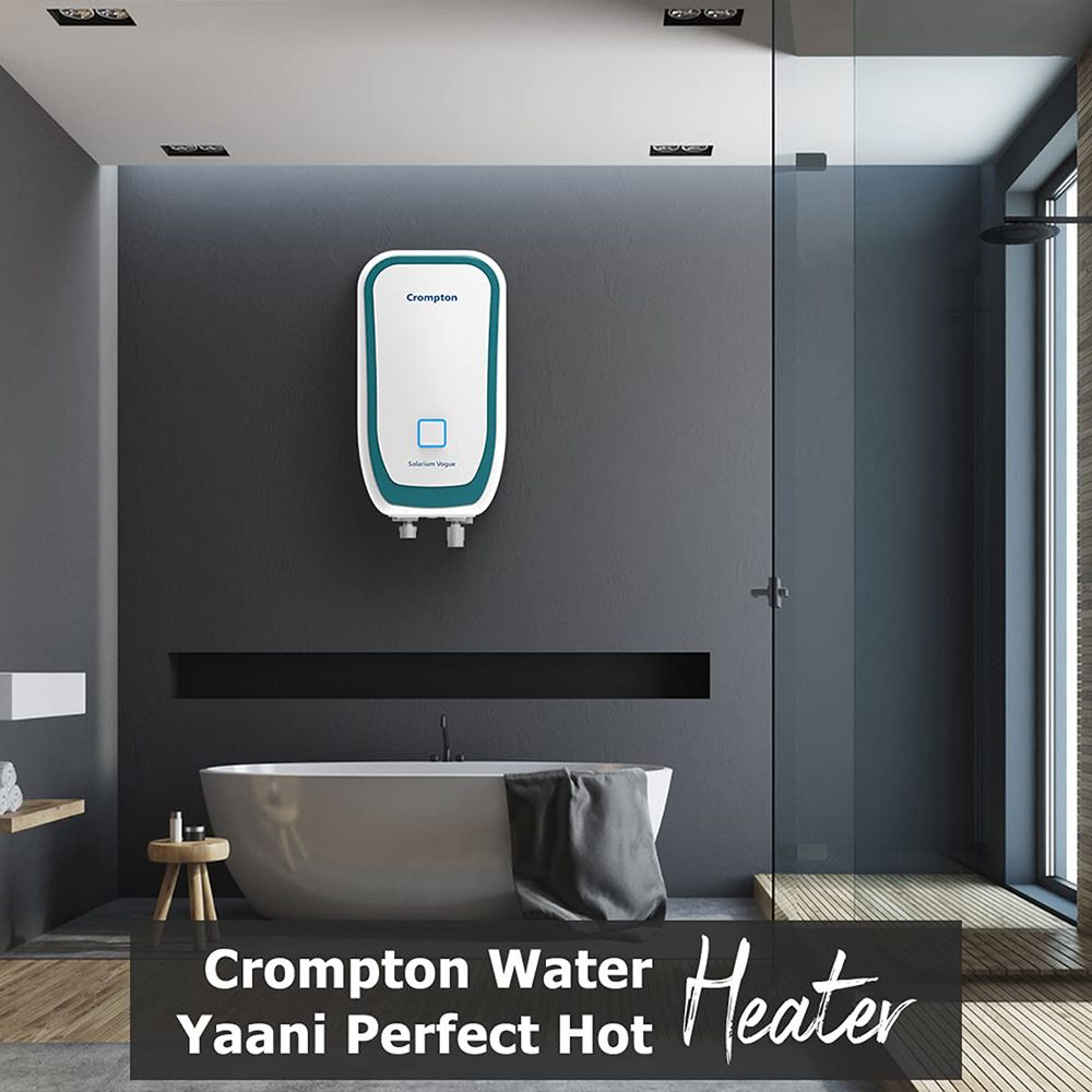 Crompton Solarium Vogue 3 Litre Vertical Instant Geyser with Rust Proof (White & Turquoise Blue) Crompton Solarium Vogue 3 Litre Vertical Instant Geyser with Rust Proof (White & Turquoise Blue)_13