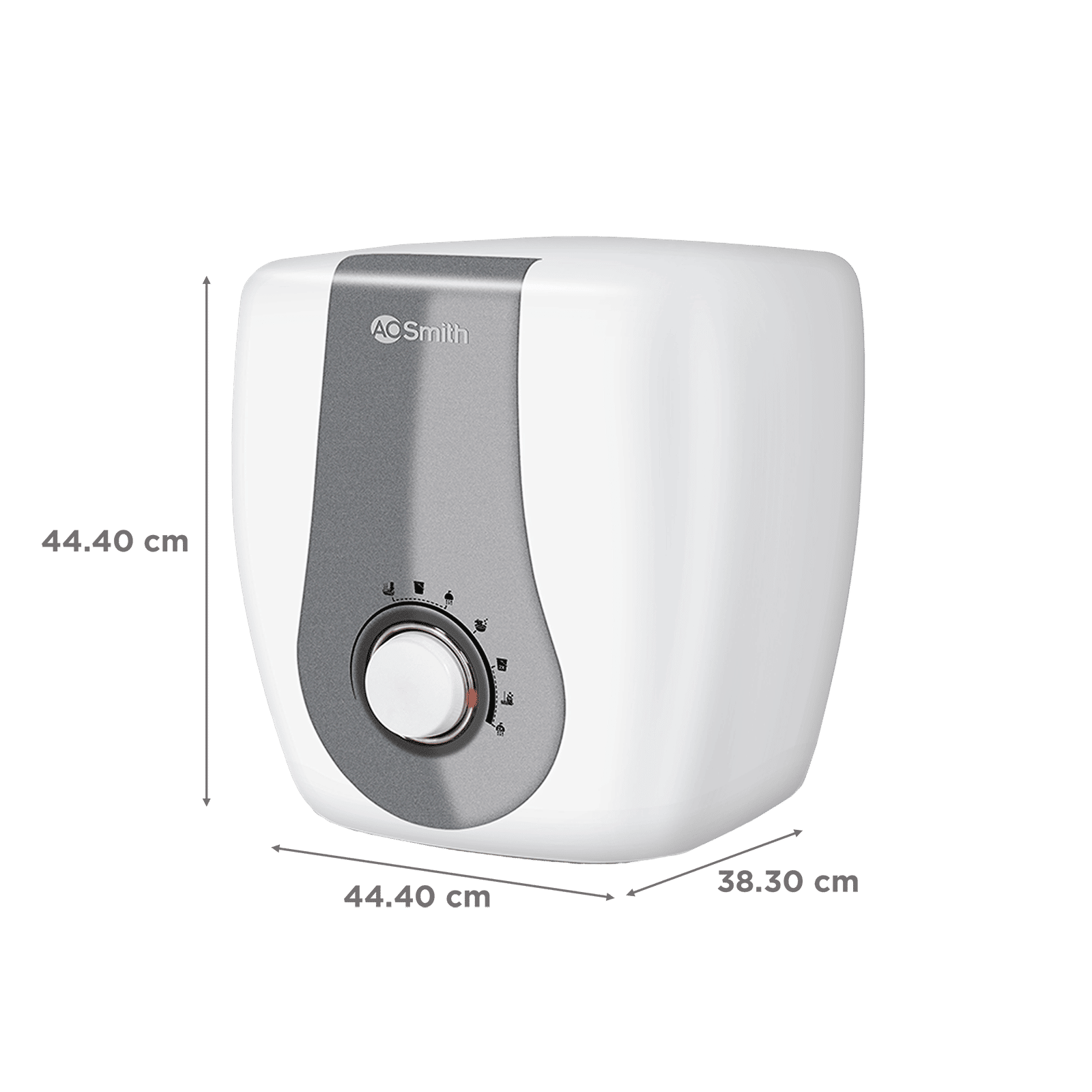 AO Smith Finesse 25 Litre 5 Star Vertical Storage Geyser with Blue Diamond Technology (White)_2