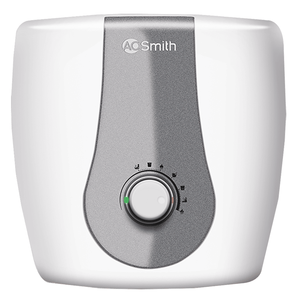 AO Smith Finesse 6 Litres 5 Star Vertical Storage Water Geyser with Glass Coated Incoloy Heating Element (White) AO Smith Finesse 6 Litres 5 Star Vertical Storage Water Geyser with Glass Coated Incoloy Heating Element (White)_1