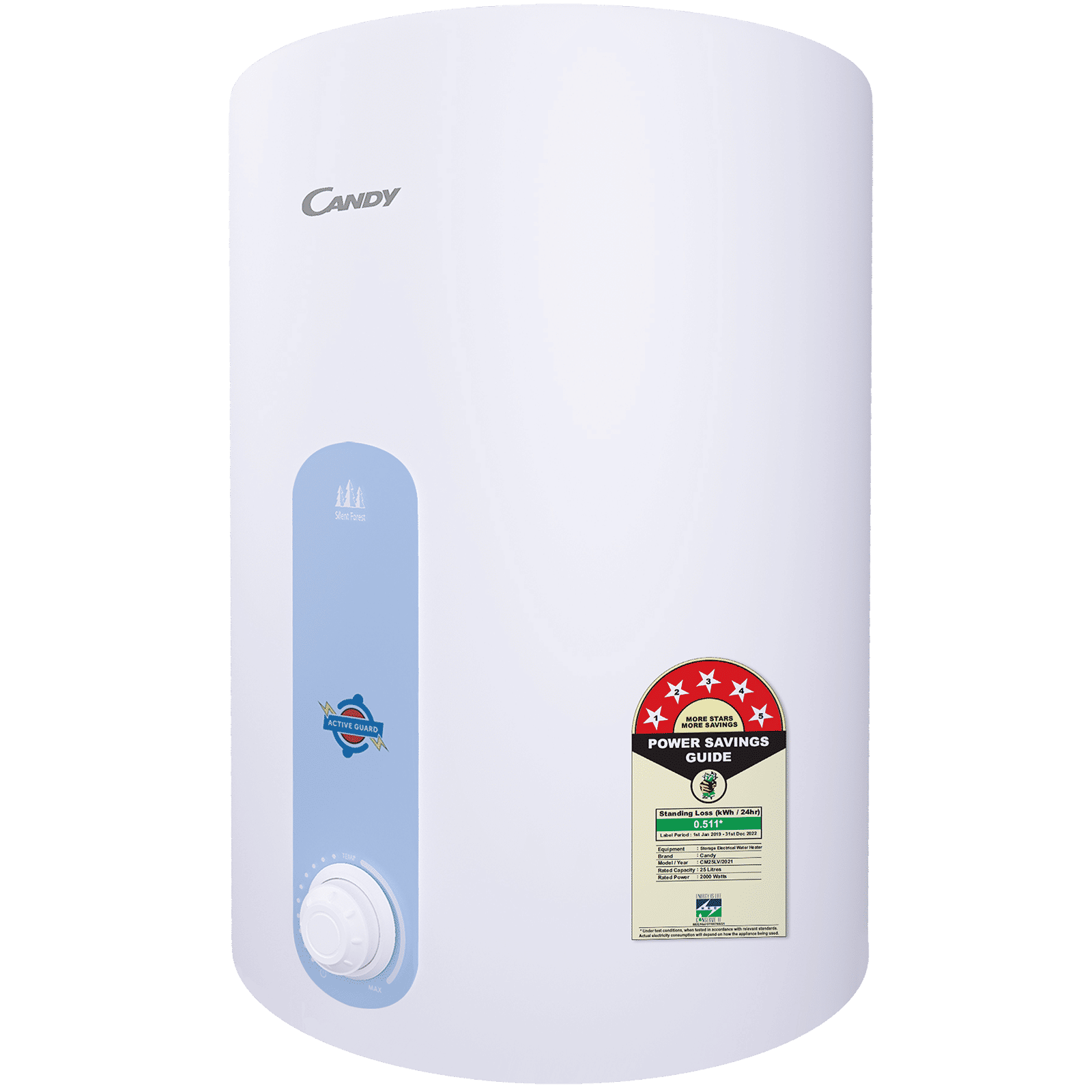 CANDY 25 Litres 5 Star Vertical Storage Water Geyser with Glass Coated Incoloy Heating Element (White) CANDY 25 Litres 5 Star Vertical Storage Water Geyser with Glass Coated Incoloy Heating Element (White)_4