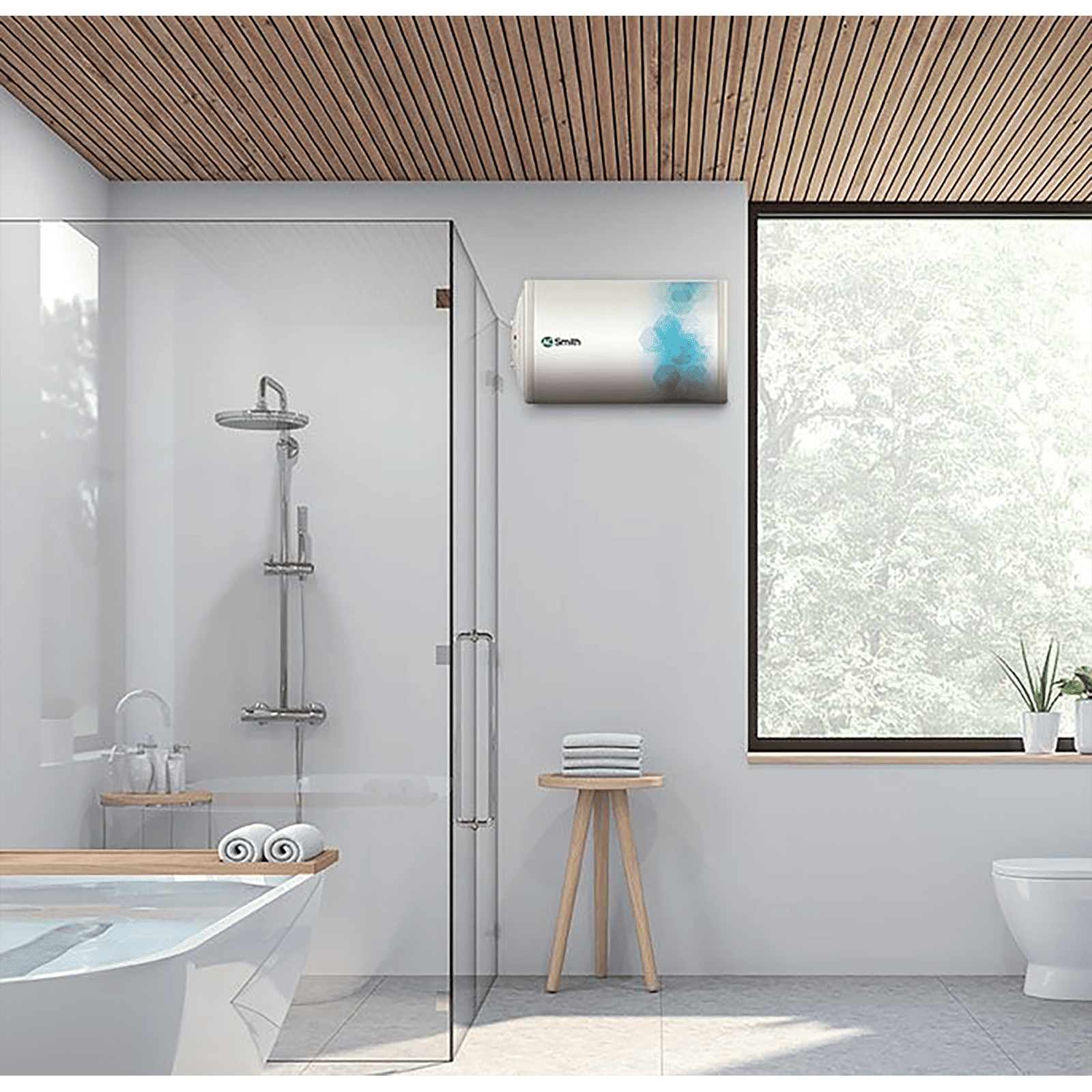 AO Smith Elegance Slim-LHS 25 Litres 3 Star Horizontal Storage Water Geyser with Glass Coated Incoloy Heating Element (White) AO Smith Elegance Slim-LHS 25 Litres 3 Star Horizontal Storage Water Geyser with Glass Coated Incoloy Heating Element (White)_7