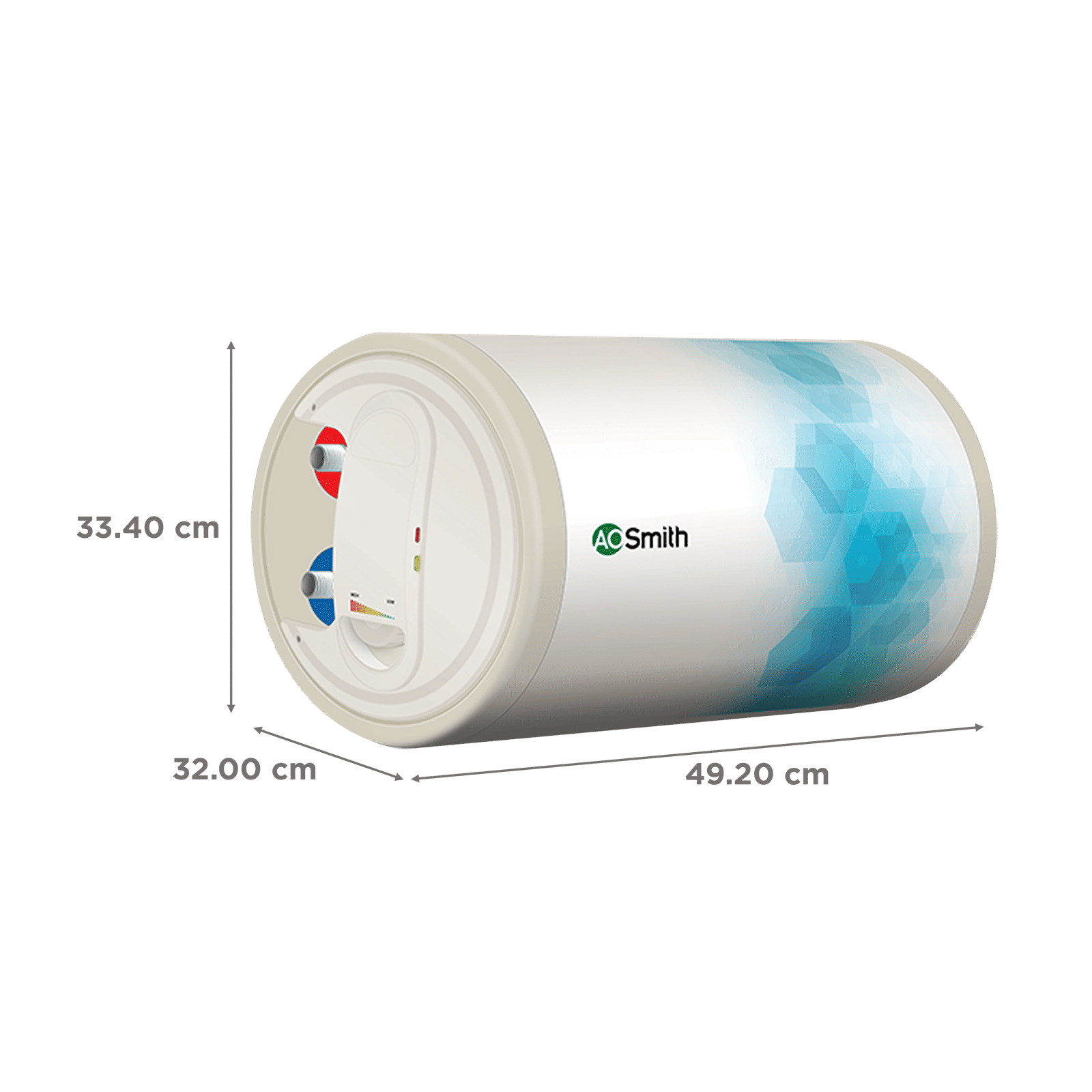 AO Smith 15 Litres 3 Star Horizontal Storage Water Geyser with Glass Coated Incoloy Heating Element (White)_2