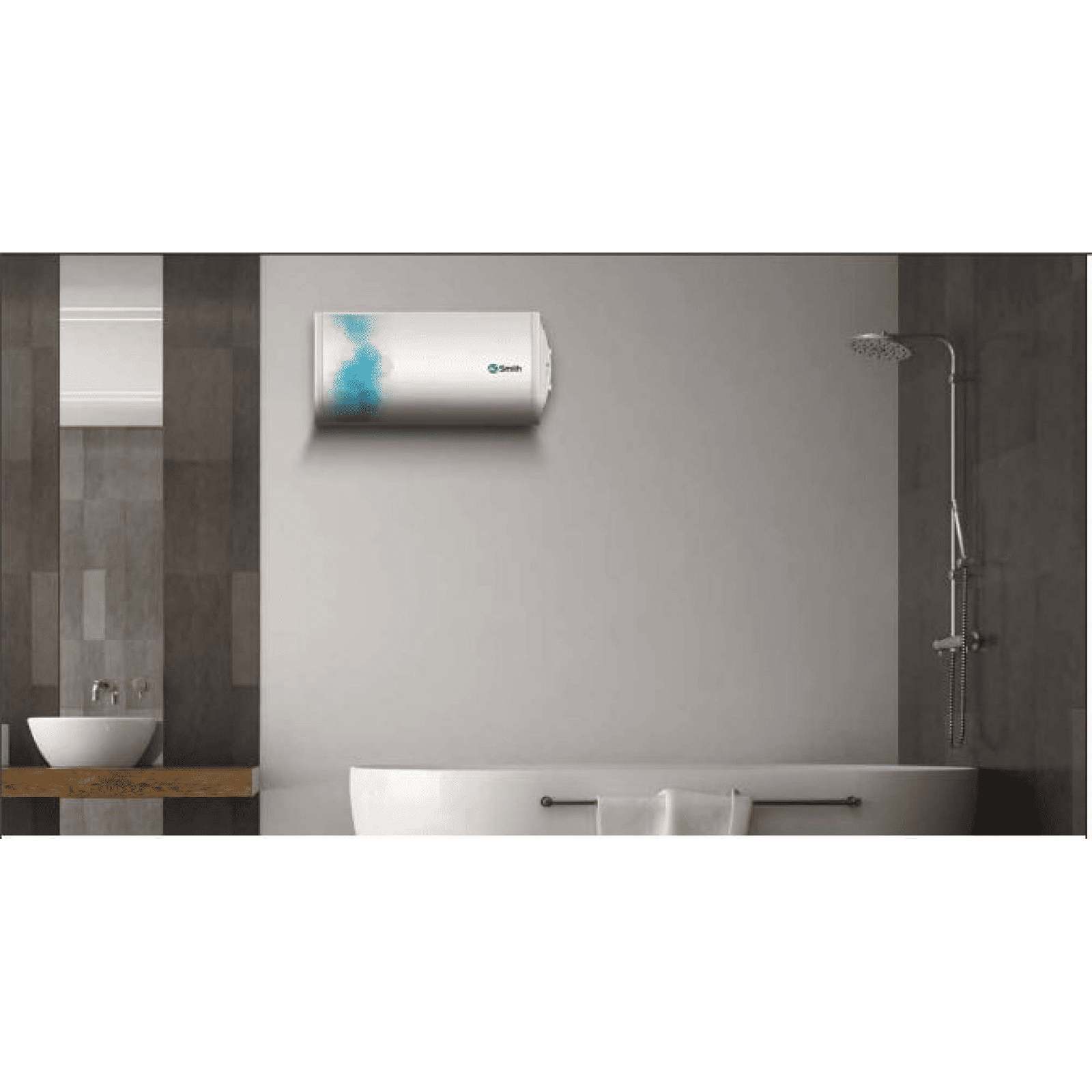 AO Smith 15 Litres 3 Star Horizontal Storage Water Geyser with Glass Coated Incoloy Heating Element (White) AO Smith 15 Litres 3 Star Horizontal Storage Water Geyser with Glass Coated Incoloy Heating Element (White)_6