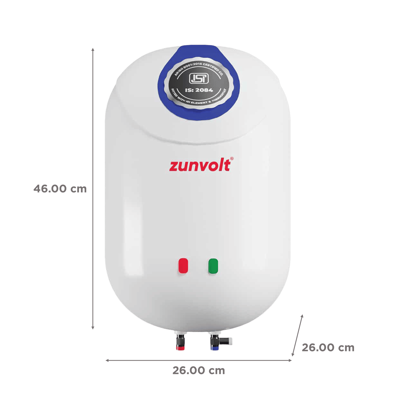 zunvolt 3 Litres Instant Water Geyser (3000 Watts, Geyser-3L, White)_2