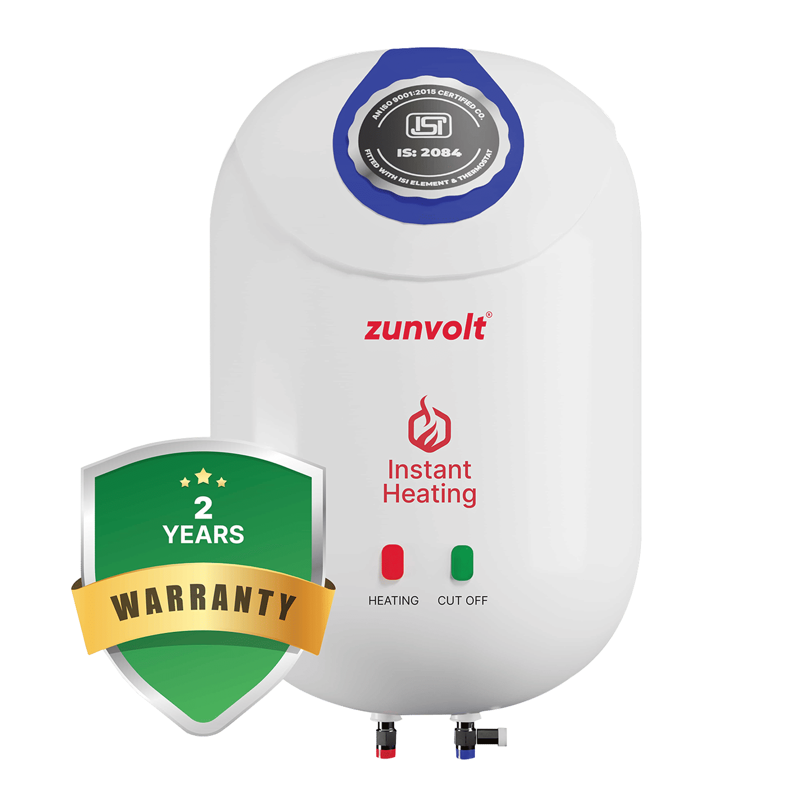 zunvolt 3 Litres Instant Water Geyser (3000 Watts, Geyser-3L, White)_5