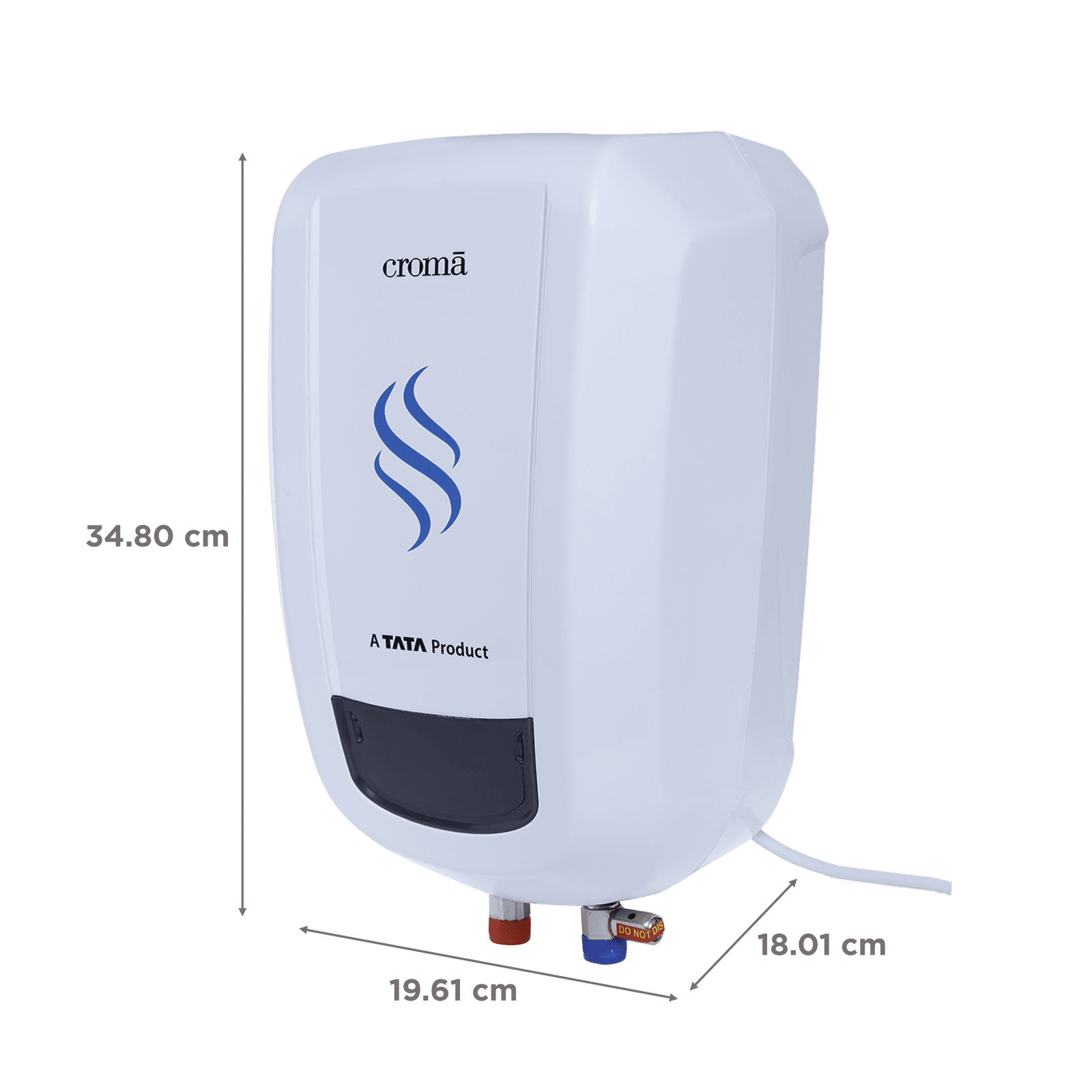 Croma 5 Litres Instant Water Geyser (3000 Watts, White & Blue)_2