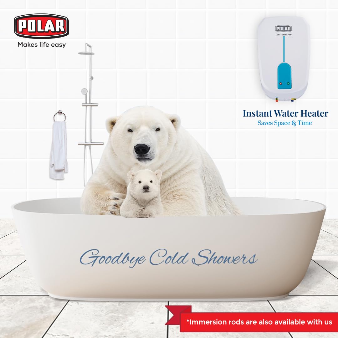 POLAR Refresha Pro Instant Water Geyser (3000 Watts, WHREPROI3P1, White) POLAR Refresha Pro Instant Water Geyser (3000 Watts, WHREPROI3P1, White)_6