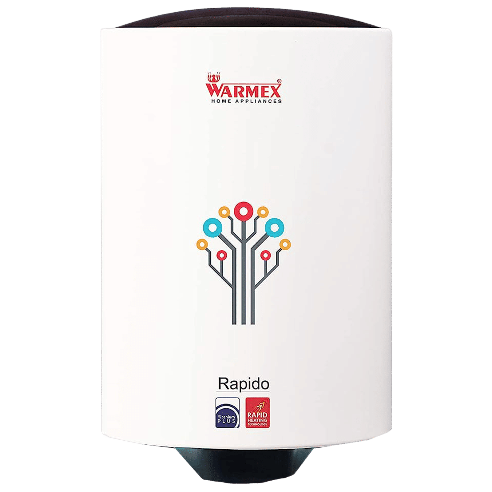 WARMEX Rapido 25 Litres 5 Star Storage Water Geyser (2000 Watts, White)_1