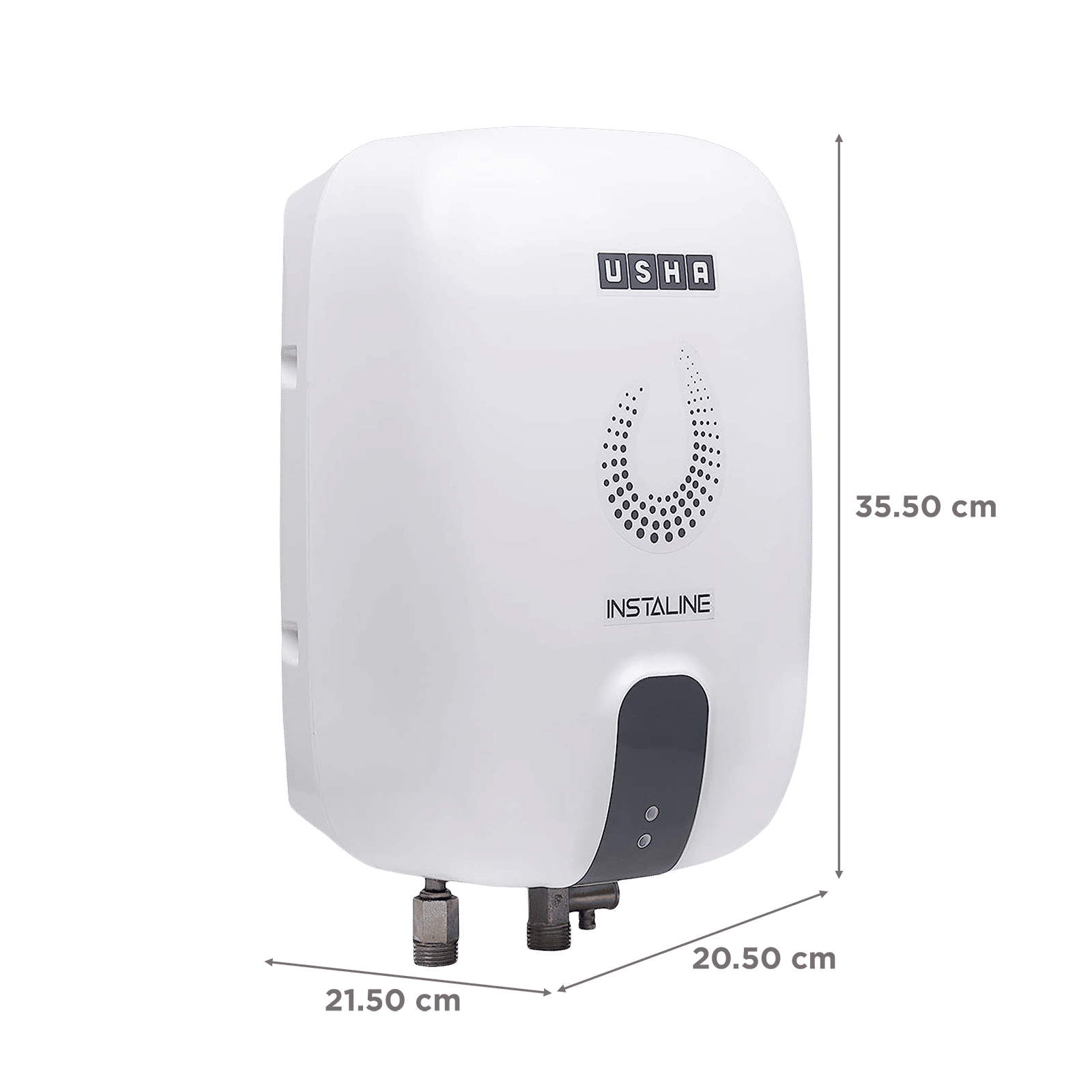 USHA Instaline 3 Litres Instant Water Geyser (3000 Watts, 44761NL03AX426N, White)_2