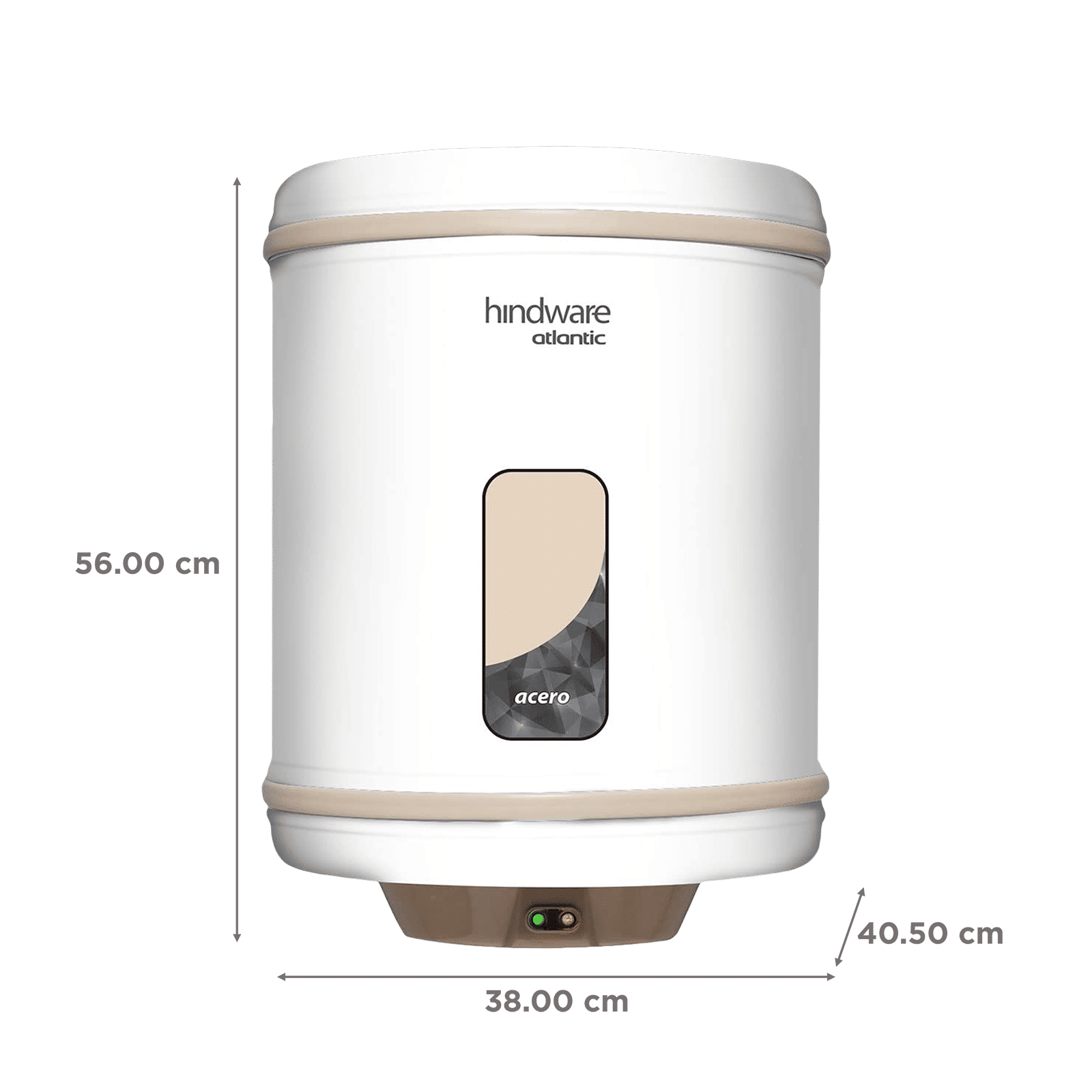 hindware Atlantic Acero 25 Litres 4 Star Vertical Storage Water Geyser with Copper Heating Element (White and Grey) hindware Atlantic Acero 25 Litres 4 Star Vertical Storage Water Geyser with Copper Heating Element (White and Grey)_2