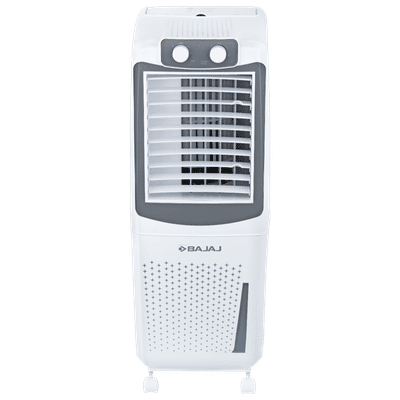 BAJAJ PMH18 DLX 18 Litres Tower Air Cooler with 3 Speed Selection (Anti Bacterial Hexacool Master, White)