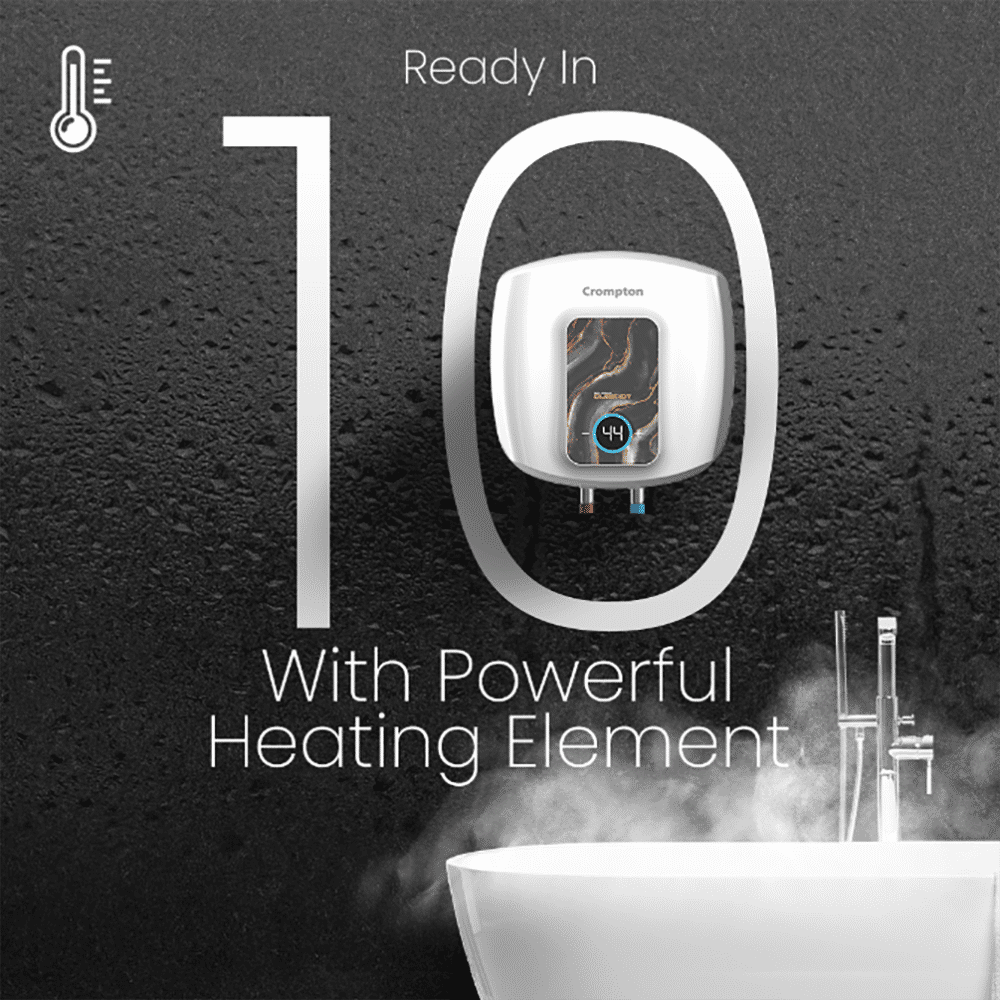 Crompton Solarium Qube IOT 15 Litre 5 Star Vertical Smart Geyser with Alexa & Google Assistant Compatibility (White) Crompton Solarium Qube IOT 15 Litre 5 Star Vertical Smart Geyser with Alexa & Google Assistant Compatibility (White)_7