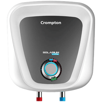 Crompton Solarium Care 15 Litre 5 Star Vertical Storage Geyser with Powerful Heating Element (White)