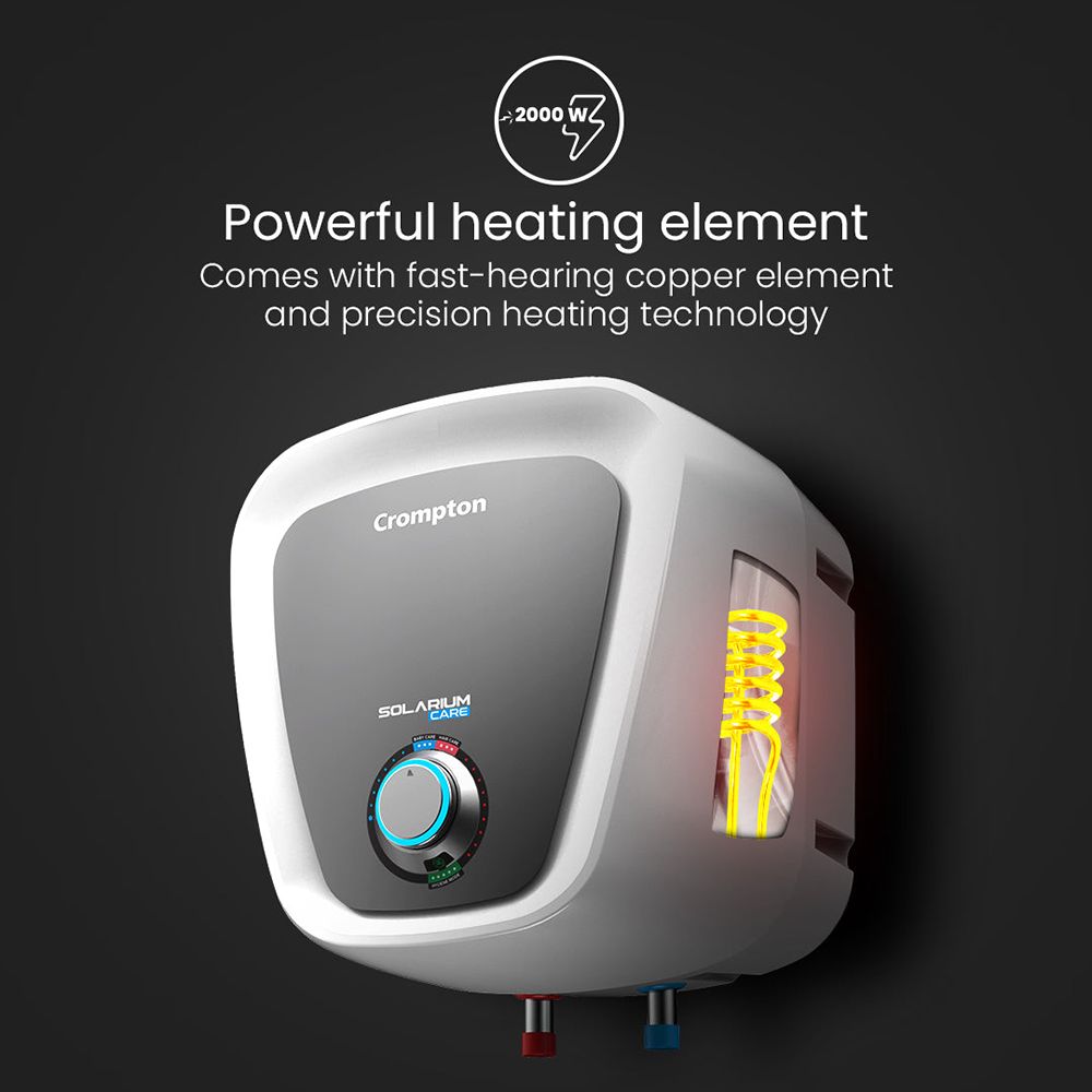 Crompton Solarium Care 15 Litre 5 Star Vertical Storage Geyser with Powerful Heating Element (White) Crompton Solarium Care 15 Litre 5 Star Vertical Storage Geyser with Powerful Heating Element (White)_9