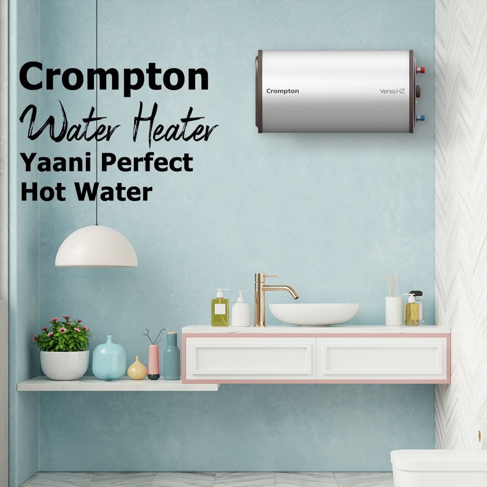 Crompton Versa Hz RHS 25 Litre 3 Star Horizontal Storage Geyser with Powerful Heating Element (White)_9