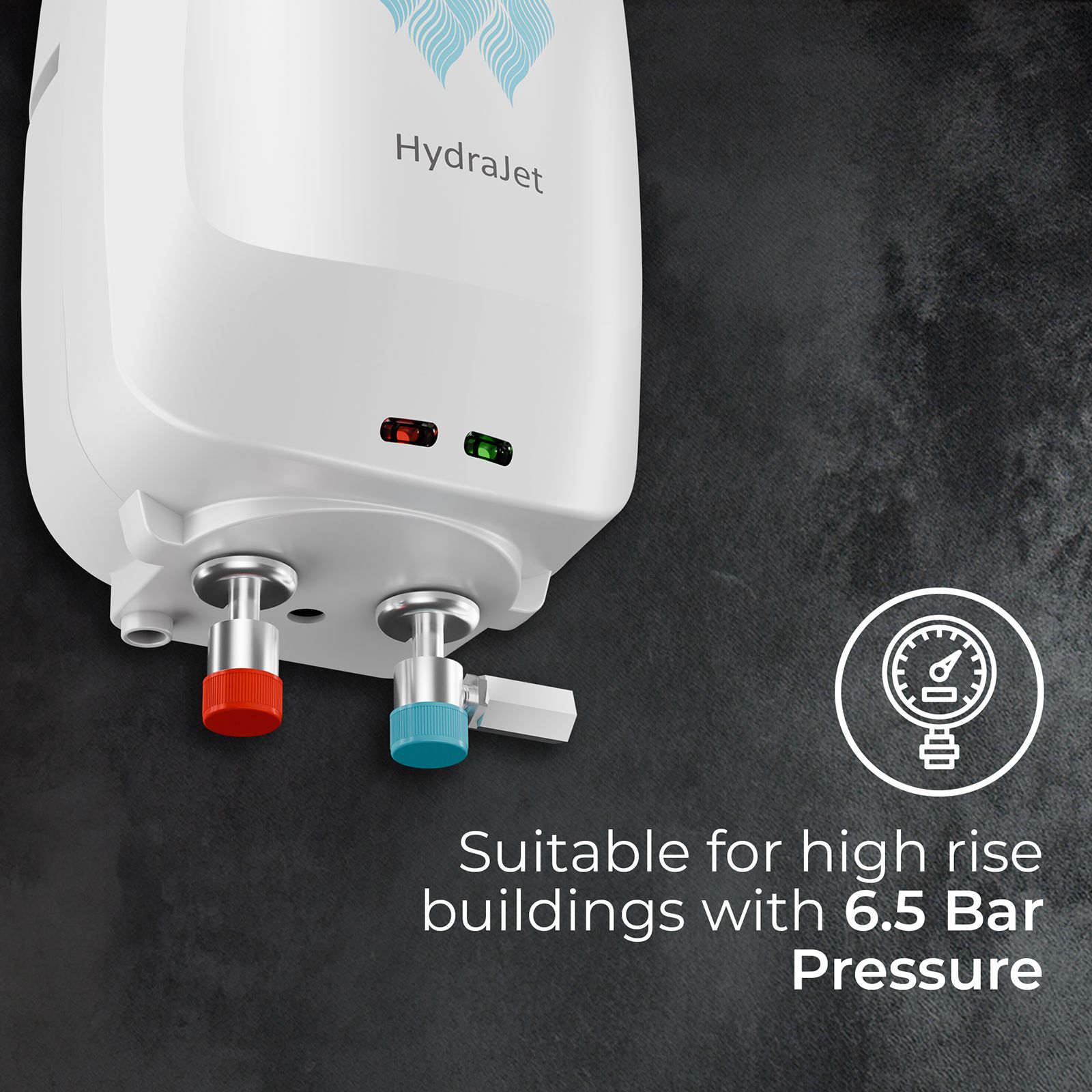 Crompton Hydrajet 3 Litre 5 Star Vertical Instant Geyser with Advanced 4 Level Safety (White) Crompton Hydrajet 3 Litre 5 Star Vertical Instant Geyser with Advanced 4 Level Safety (White)_7