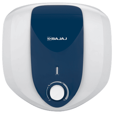 BAJAJ Armor Series Pentacle 15 Litre 5 Star Vertical Storage Geyser with Swirl Flow Technology (White and Blue)