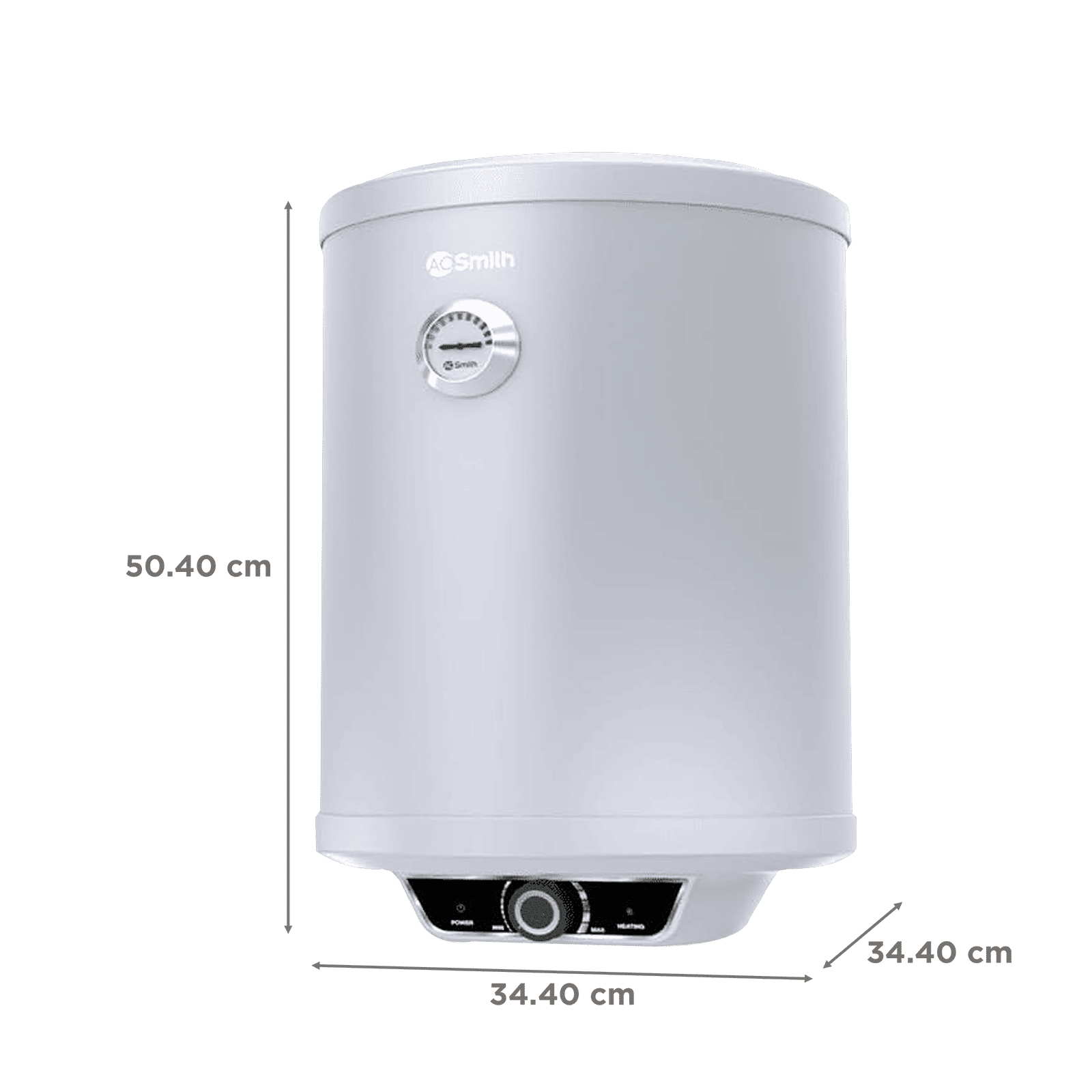 AO Smith Elegance Prime 15 Litre 5 Star Vertical Storage Geyser with Innovative RRID Technology (White Silver) AO Smith Elegance Prime 15 Litre 5 Star Vertical Storage Geyser with Innovative RRID Technology (White Silver)_2