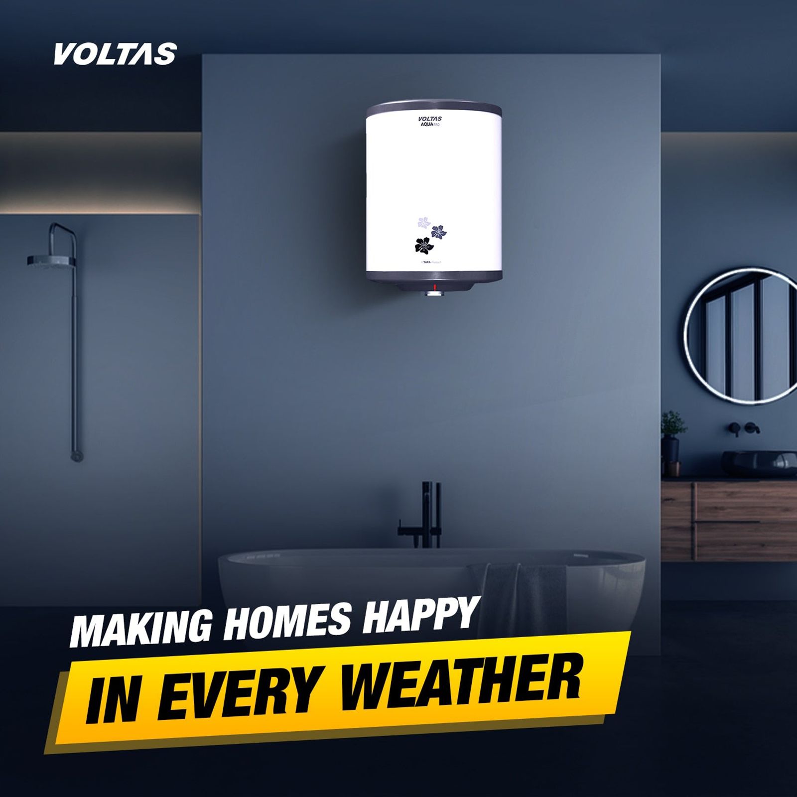 VOLTAS Aqua Pro 10 Litre 5 Star Vertical Storage Geyser with 6 Level Safety Feature (Grey) VOLTAS Aqua Pro 10 Litre 5 Star Vertical Storage Geyser with 6 Level Safety Feature (Grey)_13