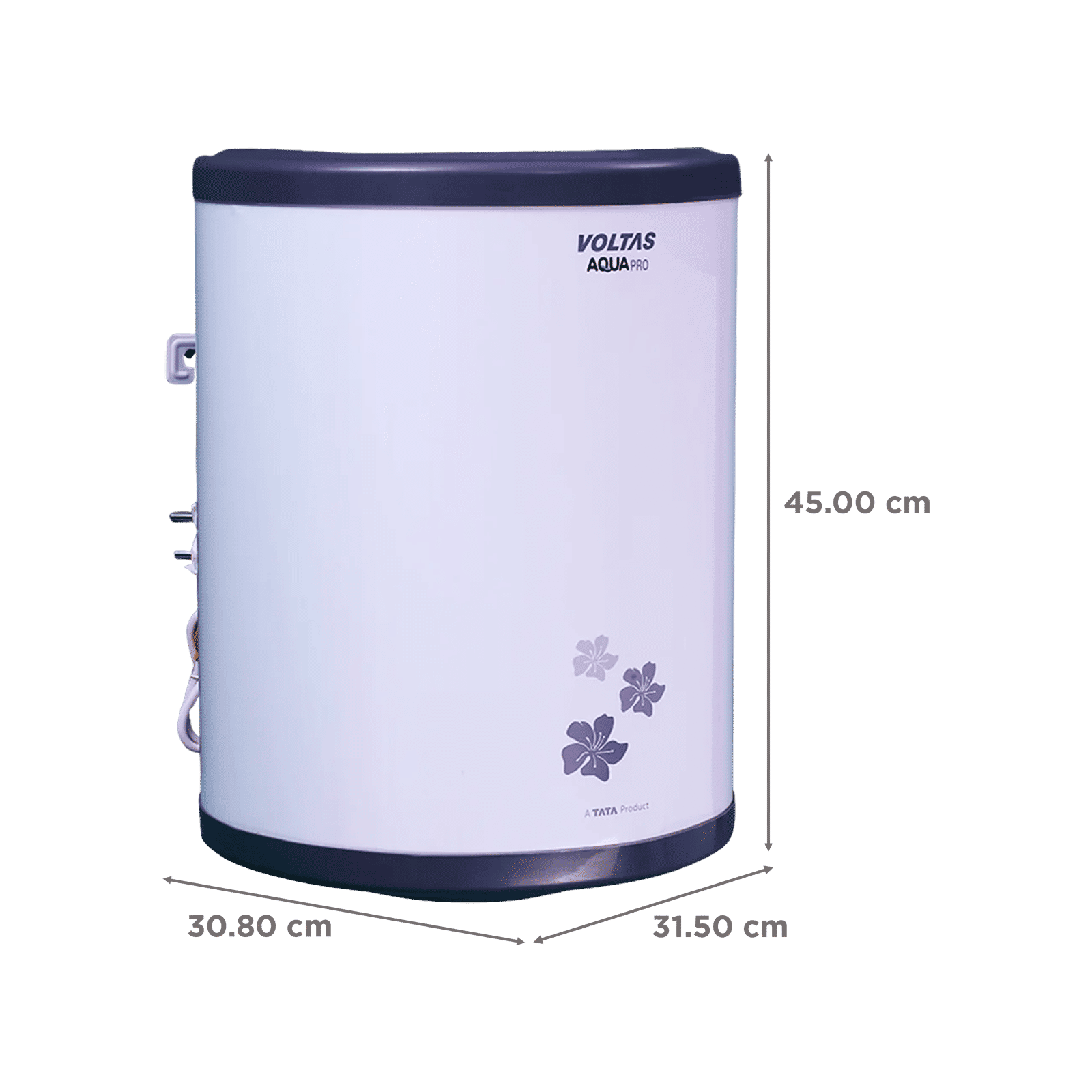 VOLTAS Aqua Pro 10 Litre 5 Star Vertical Storage Geyser with 6 Level Safety Feature (Grey) VOLTAS Aqua Pro 10 Litre 5 Star Vertical Storage Geyser with 6 Level Safety Feature (Grey)_2