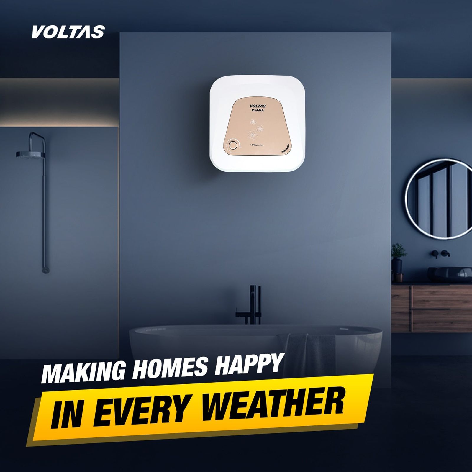 VOLTAS Magna 10 Litre 5 Star Vertical Storage Geyser with Quartzline Coating (White) VOLTAS Magna 10 Litre 5 Star Vertical Storage Geyser with Quartzline Coating (White)_14