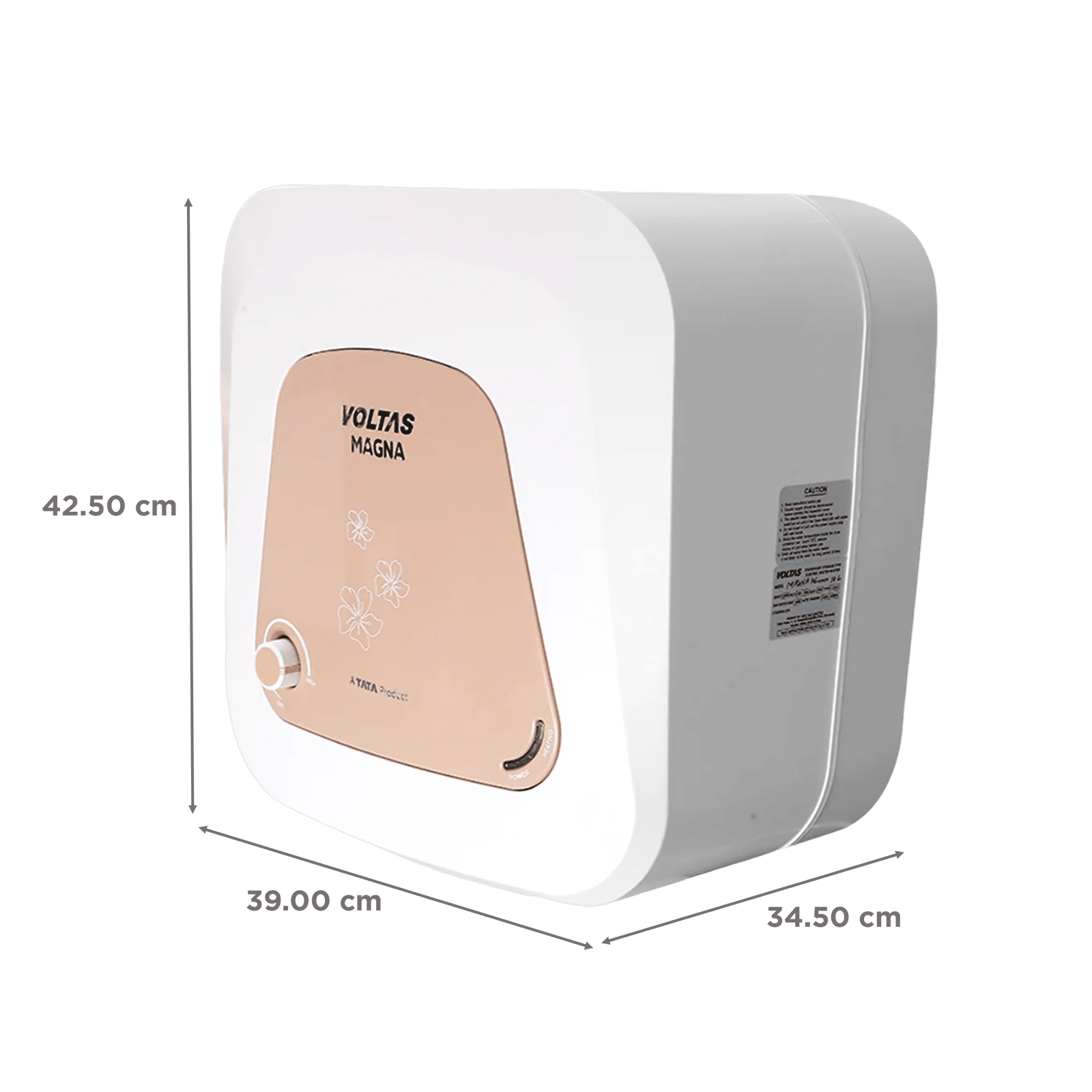 VOLTAS Magna 15 Litre 5 Star Vertical Storage Geyser with Quartzline Coating (White)_2