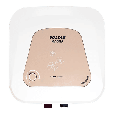 VOLTAS Magna 25 Litre 5 Star Vertical Storage Geyser with Quartzline Coating (White)