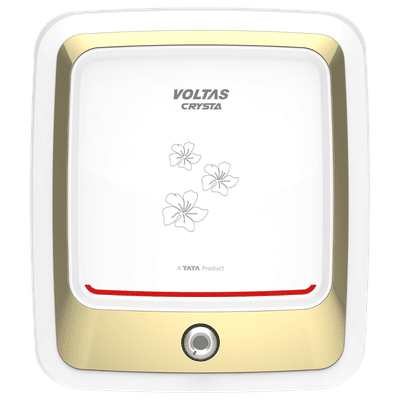 VOLTAS Crysta 25 Litre 5 Star Vertical Storage Geyser with Smart Thermostat Technology (White)