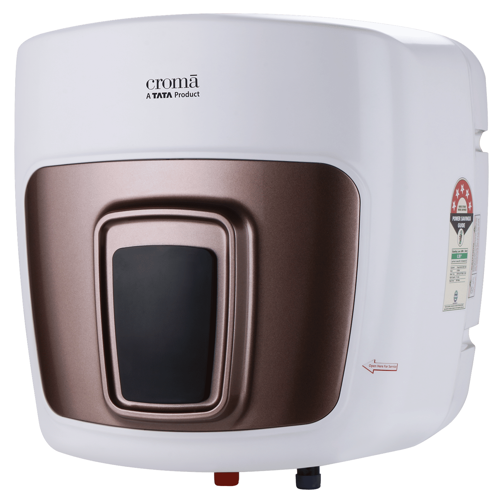 Croma AV5112 10 Litres 5 Star Vertical Storage Geyser with LED Display (White)_5