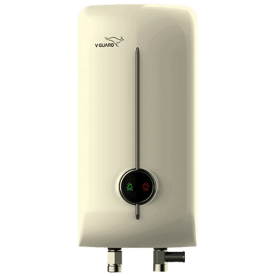 V-GUARD Victo 3 Litre Vertical Instant Geyser with Four Layered Safety Mechanism (Ivory)