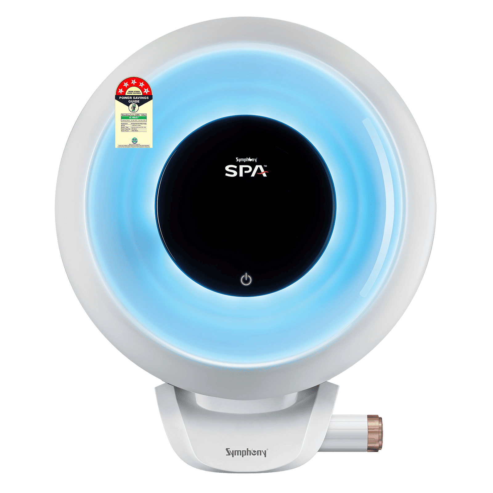 Symphony SPA 25 Litre 5 Star Vertical Storage Geyser with PUROPOD 9-Layer Advanced Water Filtration Technology (White & Grey) Symphony SPA 25 Litre 5 Star Vertical Storage Geyser with PUROPOD 9-Layer Advanced Water Filtration Technology (White & Grey)_1