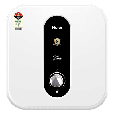 Haier SPA 25 Litre 5 Star Vertical Storage Geyser with RSC Technology (White)