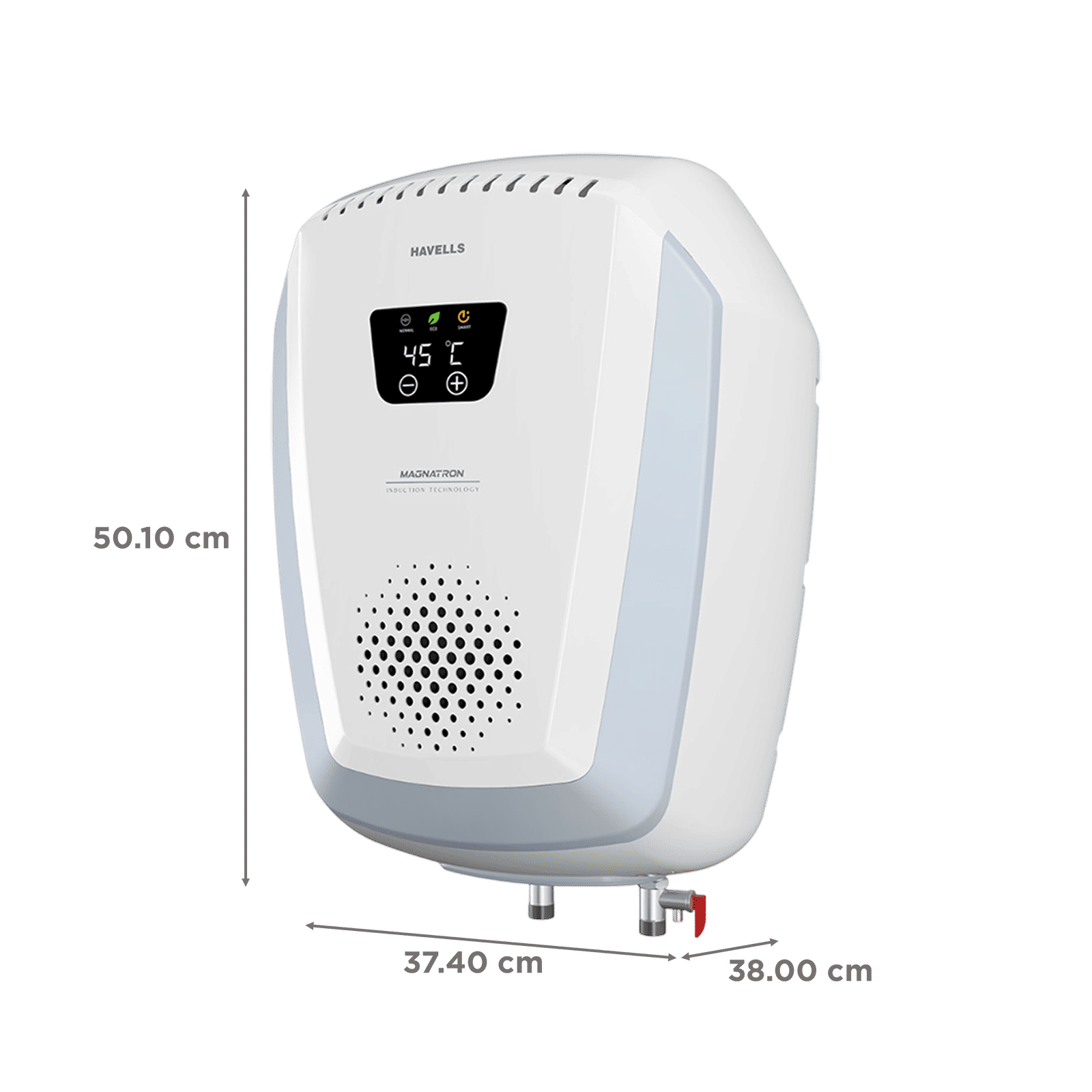 HAVELLS Magnatron 15 Litre 4 Star Vertical Storage Geyser with Revolutionary Induction Heat Transfer Technology (White & Blue) HAVELLS Magnatron 15 Litre 4 Star Vertical Storage Geyser with Revolutionary Induction Heat Transfer Technology (White & Blue)_2