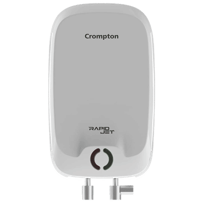 Crompton Rapid Jet 3 Litre 5 Star Vertical Instant Geyser with Rapid Heating Technology (White)