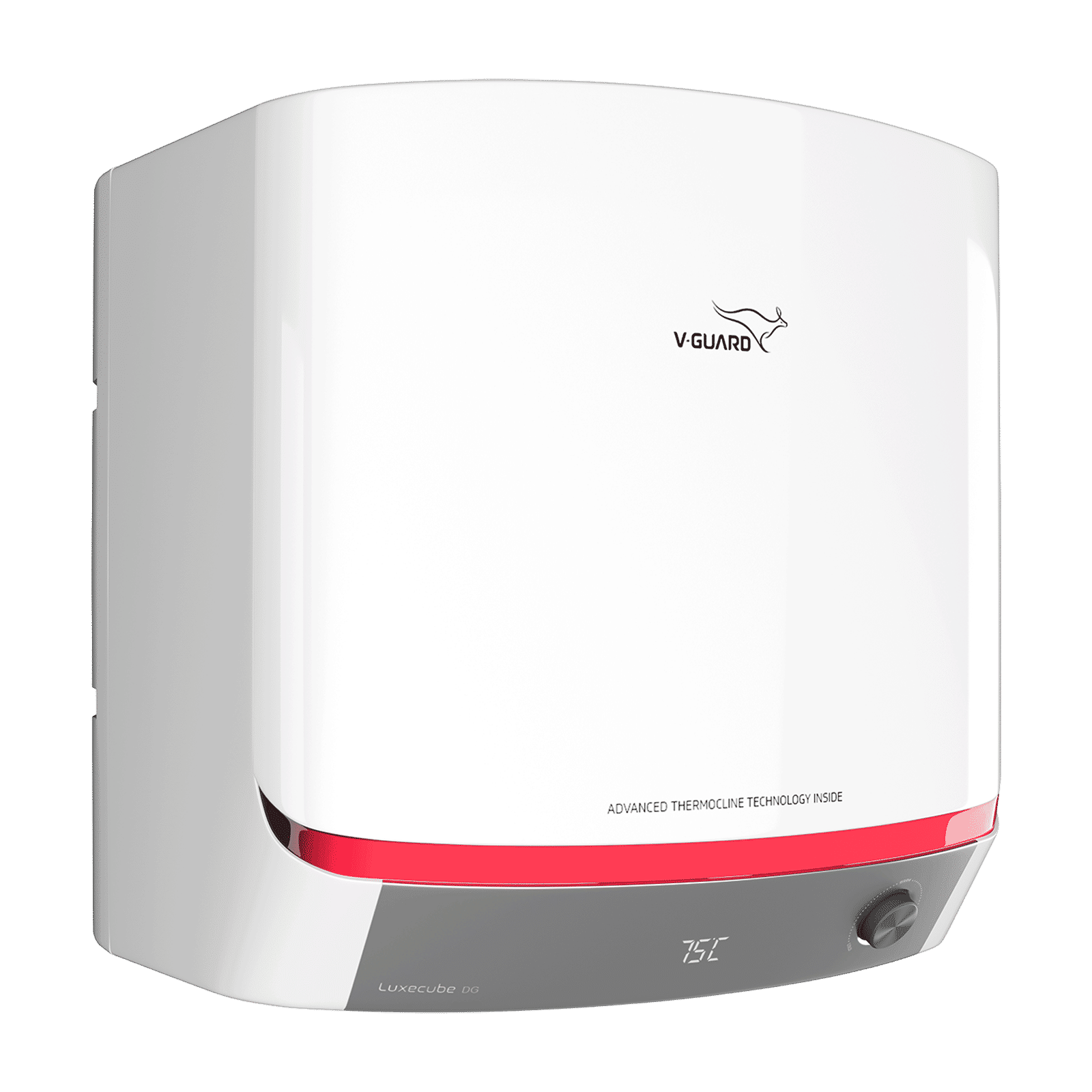 V-GUARD LUXECUBE DG 15 Litre 5 Star Vertical Storage Geyser with Advanced Thermocline Technology (White)_5