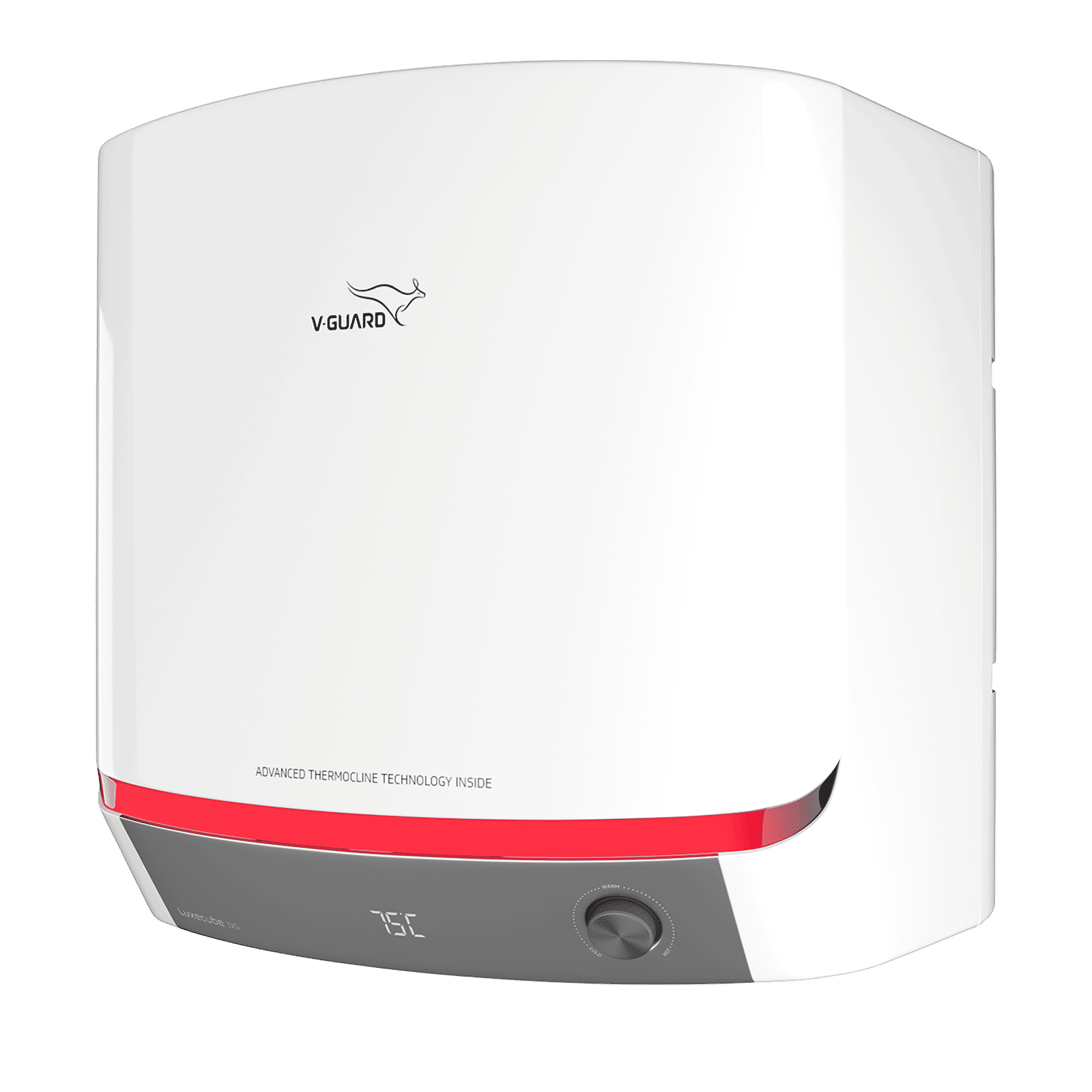 V-GUARD LUXECUBE DG 25 Litre 5 Star Vertical Storage Geyser with Advanced Thermocline Technology (White) V-GUARD LUXECUBE DG 25 Litre 5 Star Vertical Storage Geyser with Advanced Thermocline Technology (White)_4
