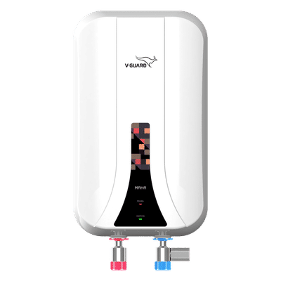 V-GUARD Maha 5 Litre Vertical Instant Geyser with Stainless Steel Tank (White)