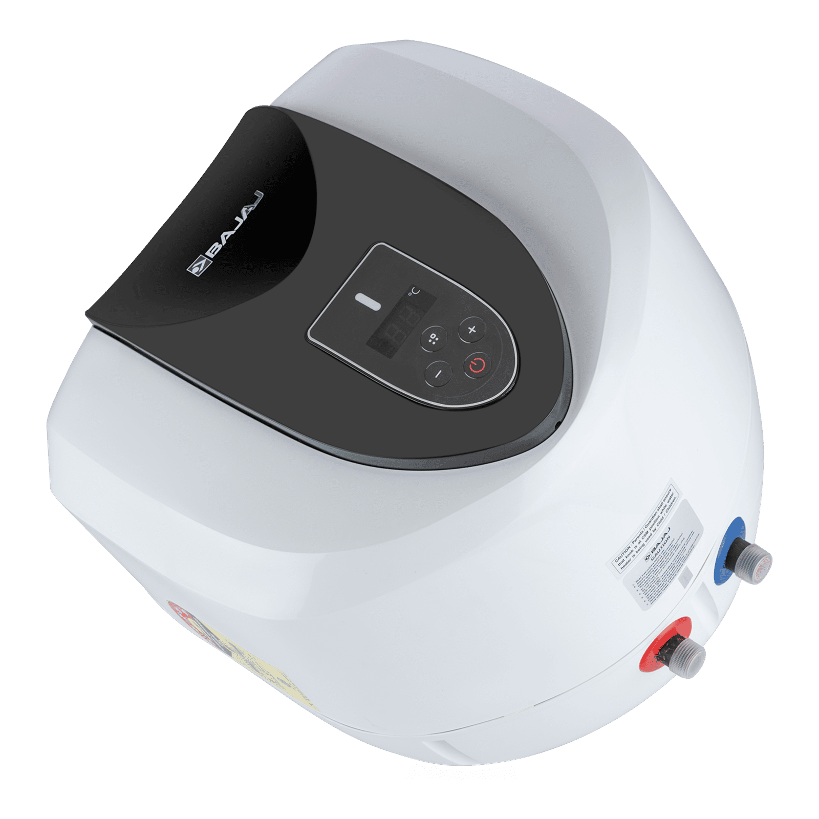 BAJAJ Eternal Pentacle Digi 15 Litre 5 Star Vertical Storage Geyser with Swirlflow Technology (White & Black) BAJAJ Eternal Pentacle Digi 15 Litre 5 Star Vertical Storage Geyser with Swirlflow Technology (White & Black)_6