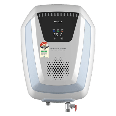 HAVELLS Magnatron Prime 25 Litre 4 Star Storage Geyser with Digital Temperature Display (Blue)