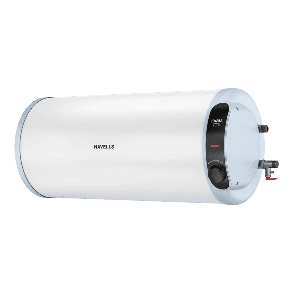HAVELLS Fabia Slim 10 Litre 4 Star Horizontal Storage Geyser with Whirlflow Technology (White & Blue) HAVELLS Fabia Slim 10 Litre 4 Star Horizontal Storage Geyser with Whirlflow Technology (White & Blue)_4