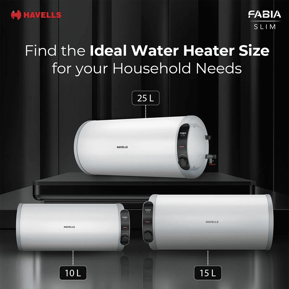 HAVELLS Fabia Slim 15 Litre 4 Star Horizontal Storage Geyser with Whirlflow Technology (White & Blue) HAVELLS Fabia Slim 15 Litre 4 Star Horizontal Storage Geyser with Whirlflow Technology (White & Blue)_12