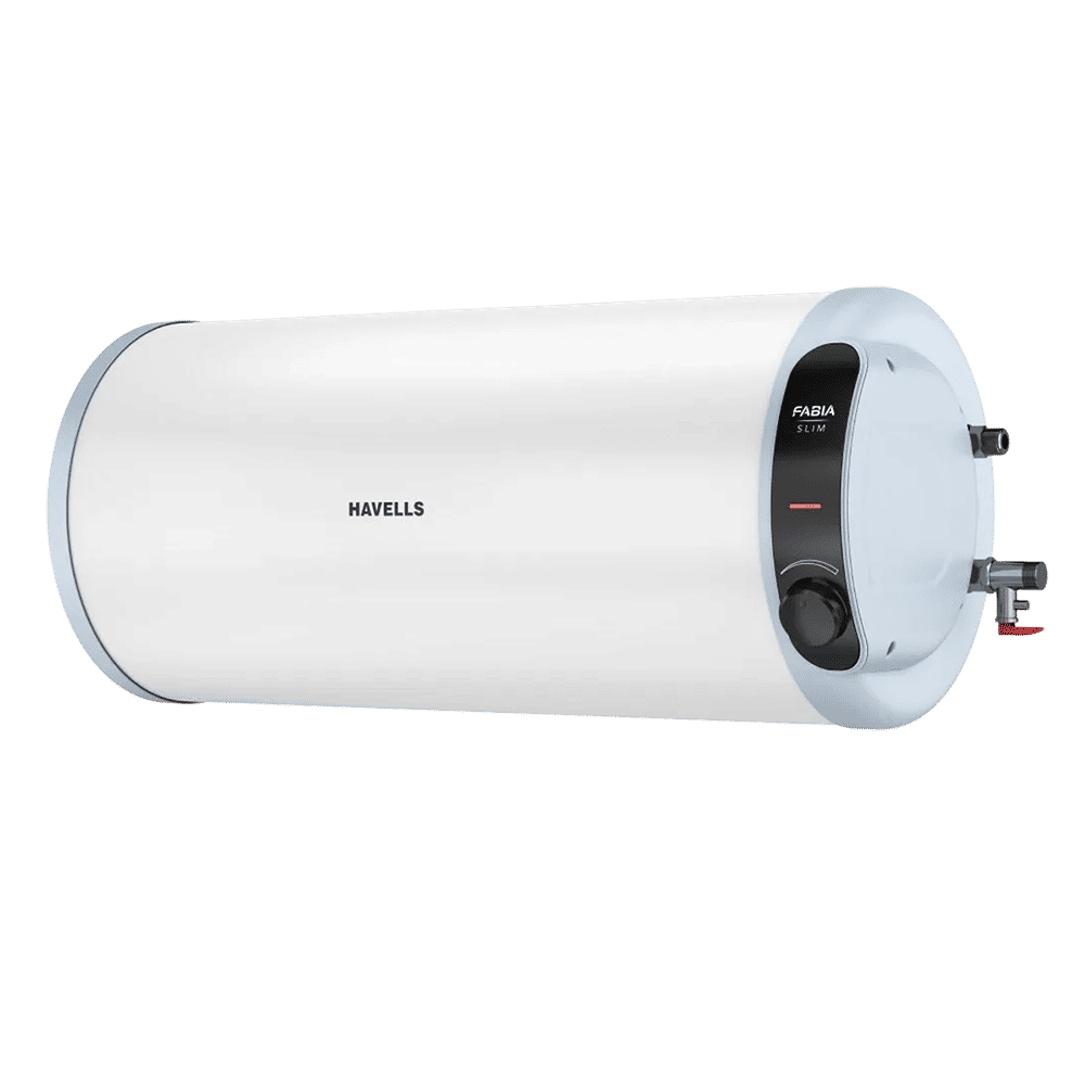 HAVELLS Fabia Slim 15 Litre 4 Star Horizontal Storage Geyser with Whirlflow Technology (White & Blue) HAVELLS Fabia Slim 15 Litre 4 Star Horizontal Storage Geyser with Whirlflow Technology (White & Blue)_4
