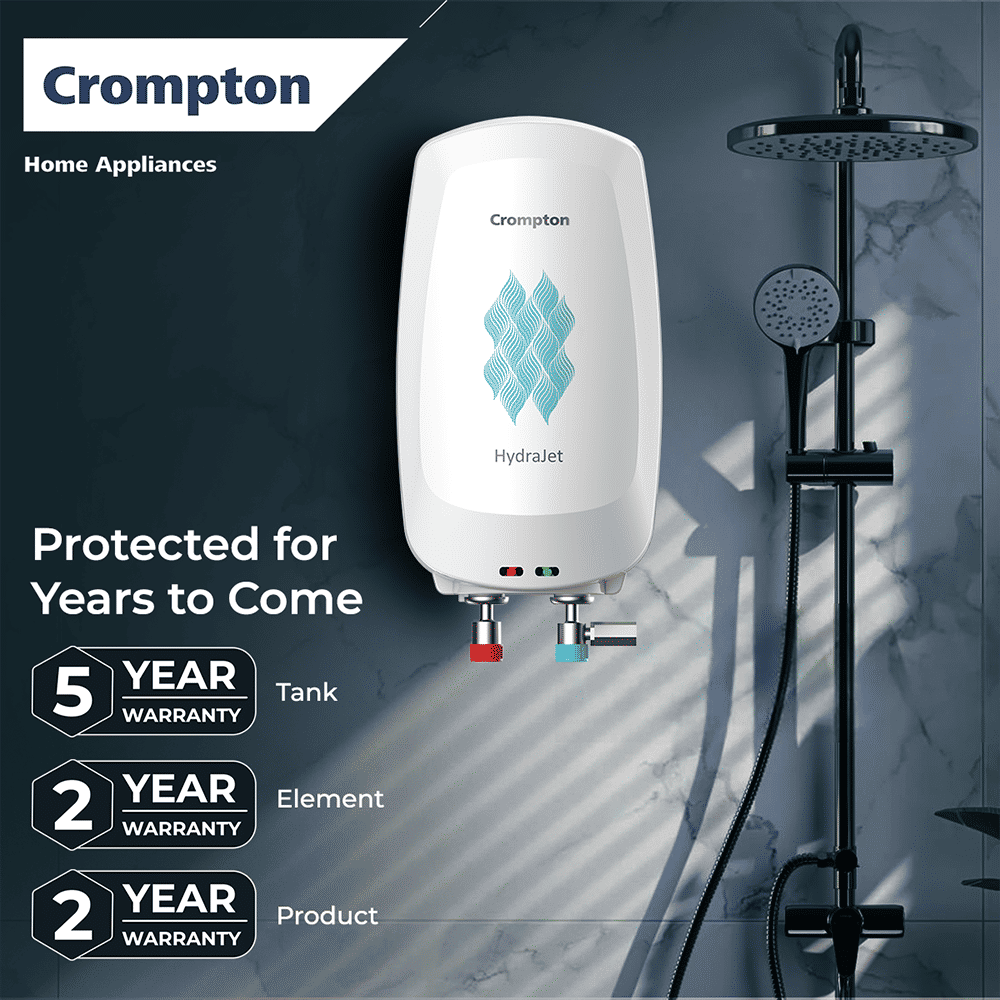 Crompton HydraJet 5 Litre Vertical Instant Geyser with Anti Scale Technology (White) Crompton HydraJet 5 Litre Vertical Instant Geyser with Anti Scale Technology (White)_11