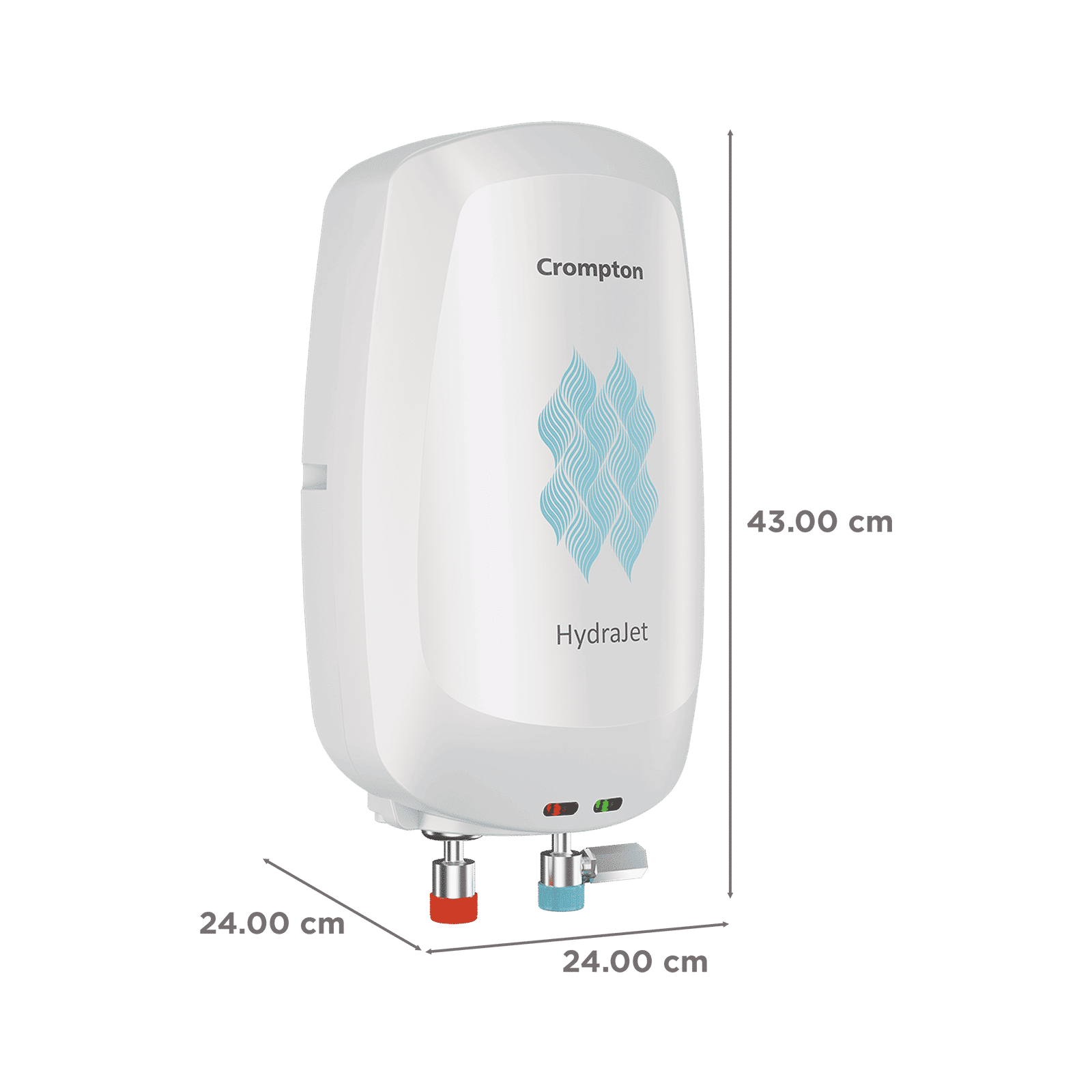 Crompton HydraJet 5 Litre Vertical Instant Geyser with Anti Scale Technology (White) Crompton HydraJet 5 Litre Vertical Instant Geyser with Anti Scale Technology (White)_2