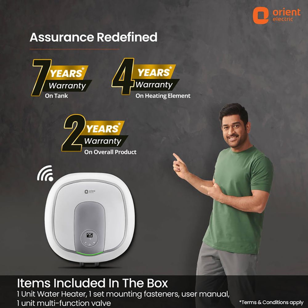 Orient Aquator IoT 15 Litre 5 Star Vertical Storage Geyser with LED Display (White)_14